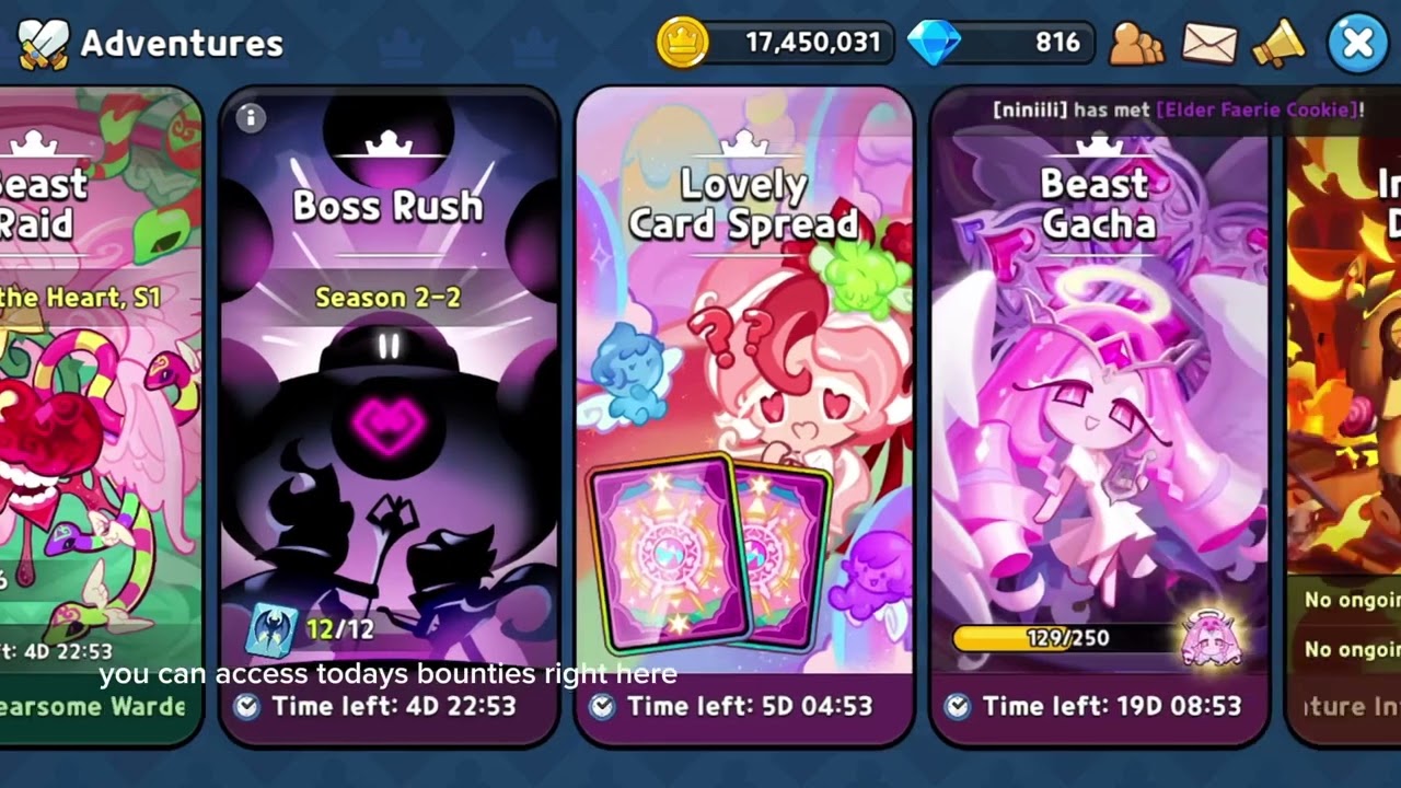How to unlock Today's Bounties in Cookie Run: Kingdom