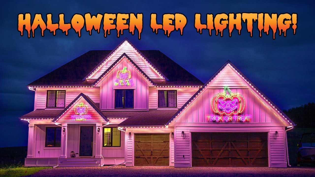 Halloween Lights: Awesome Customizable Outdoor Lighting