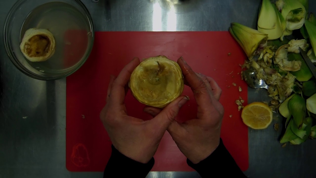 Cuisiner l'artichaut: technique 
