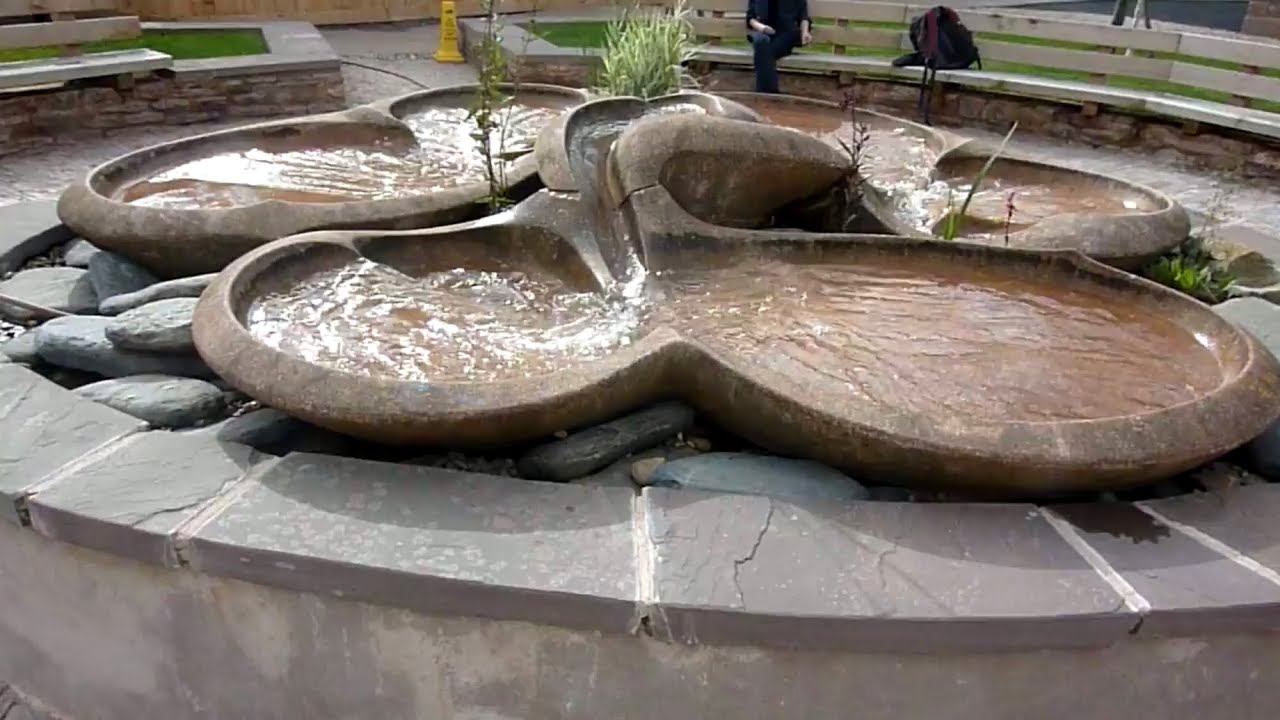 Viktor Flowform water scupture/ water feature at Hereford Academy