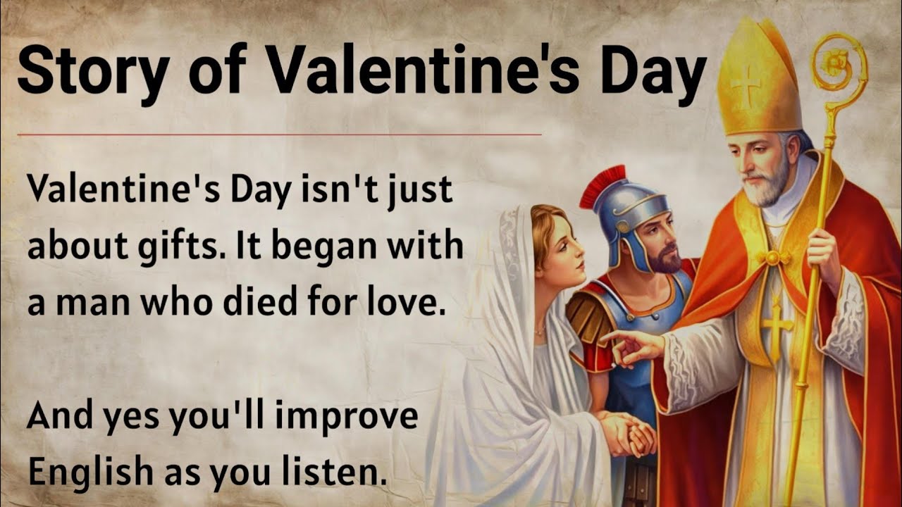 The Real Story of Valentine's Day || Graded Reader || Improve Your English Fluency ✅️ 