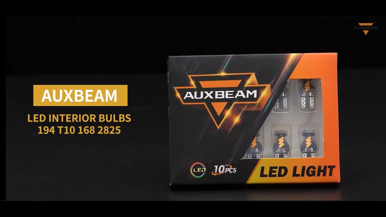 Auxbeam&reg; T10 Amber Built-In Constant Current IC LED Interior Light