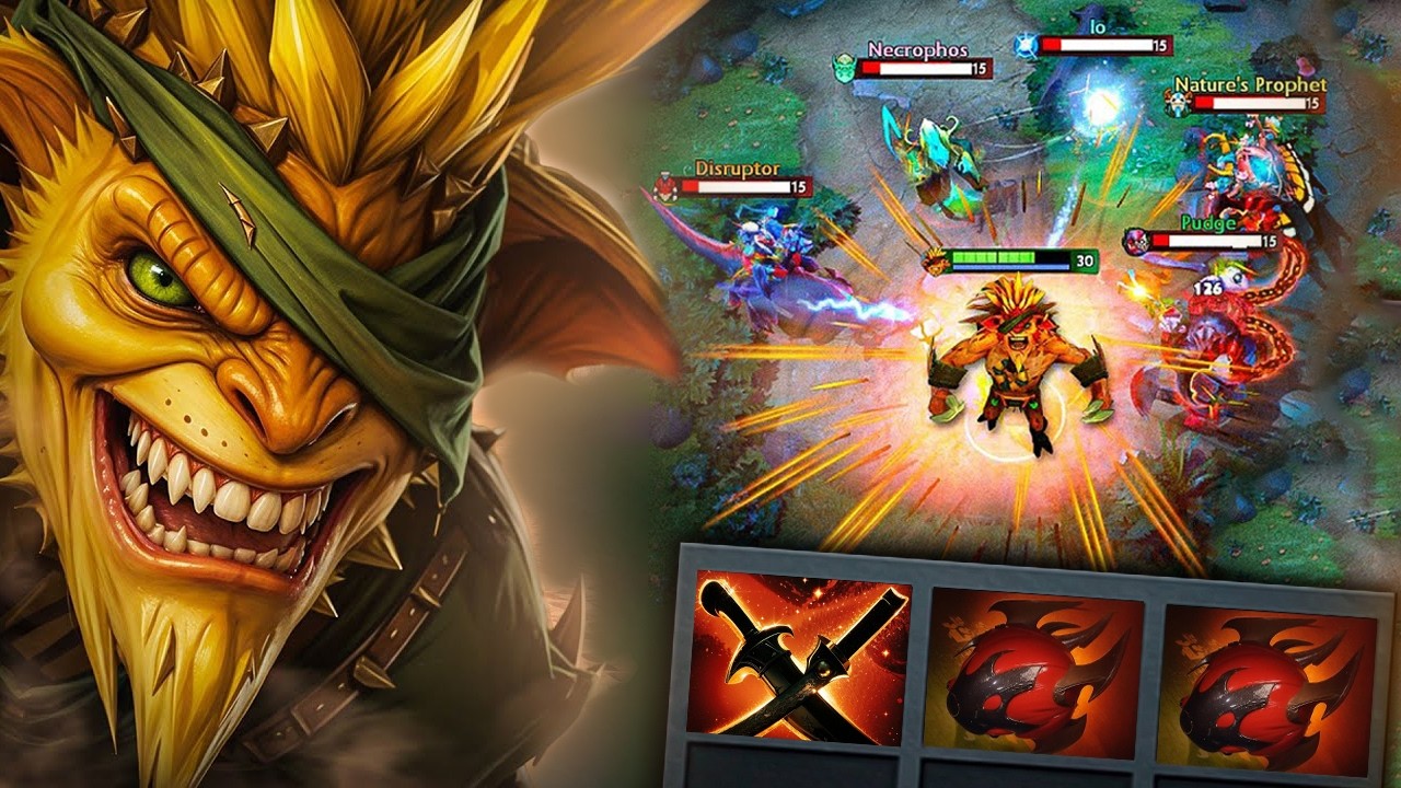 Insane Damage Dealt Bristleback Raid Boss x2 Heart🔥🔥🔥30Kills Dota 2