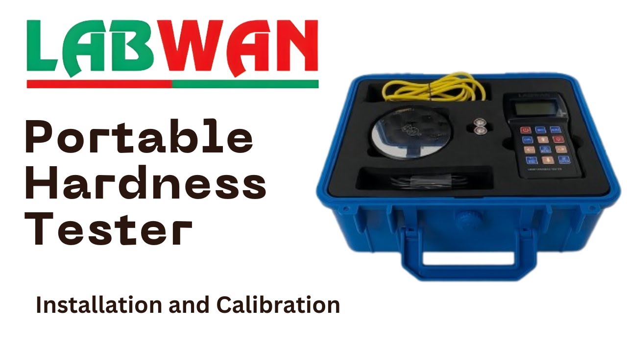 Portable Hardness Tester / Leeb Hardness Tester / How to Use and Calibrate Hardness Tester