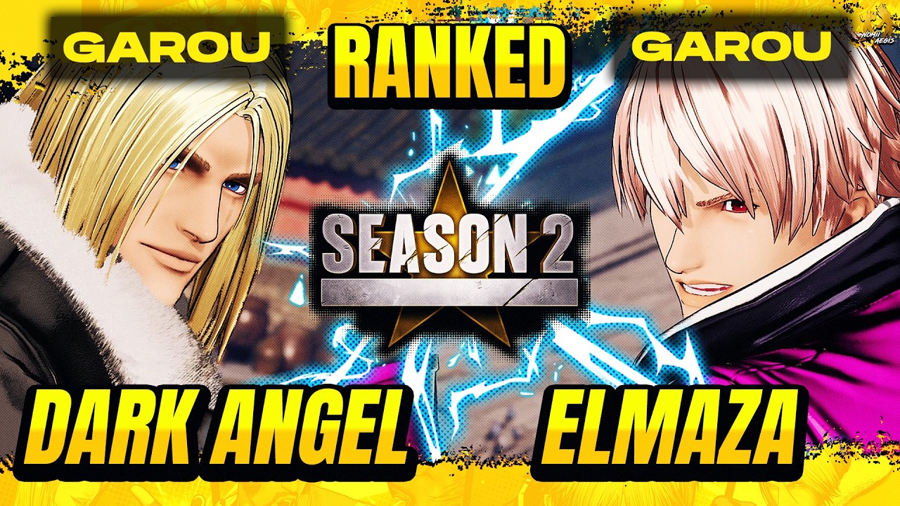 FF Season 2 ▰ DarkAngelMX (TERRY) VS ELMAZA (ROCK) ▰ FATAL FURY: CoTW High Level Gameplay