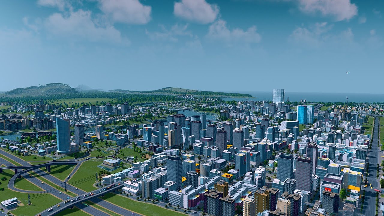 Cities Skylines Modern City Center Gameplay