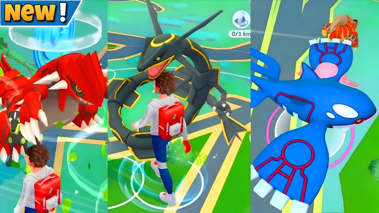 🤯 Wild Rayquaza, Wild Groudon & Wild Kyogre Rare Locations Spawns in pokemon go.