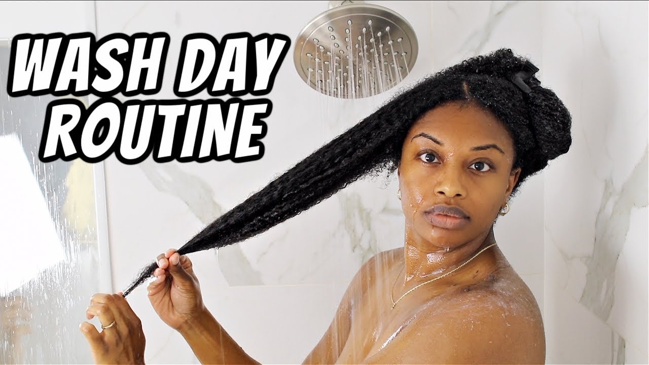 Wash Day Routine for Long and Healthy Hair