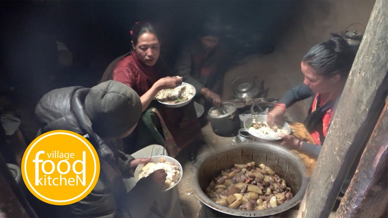 village food kitchen in the Dhorpatan || lajimbudha ||