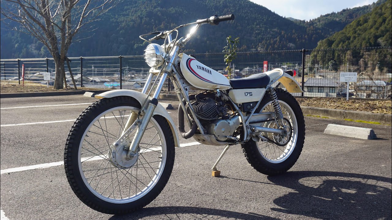 YAMAHA TY175 始動動画　走行動画　　TY125