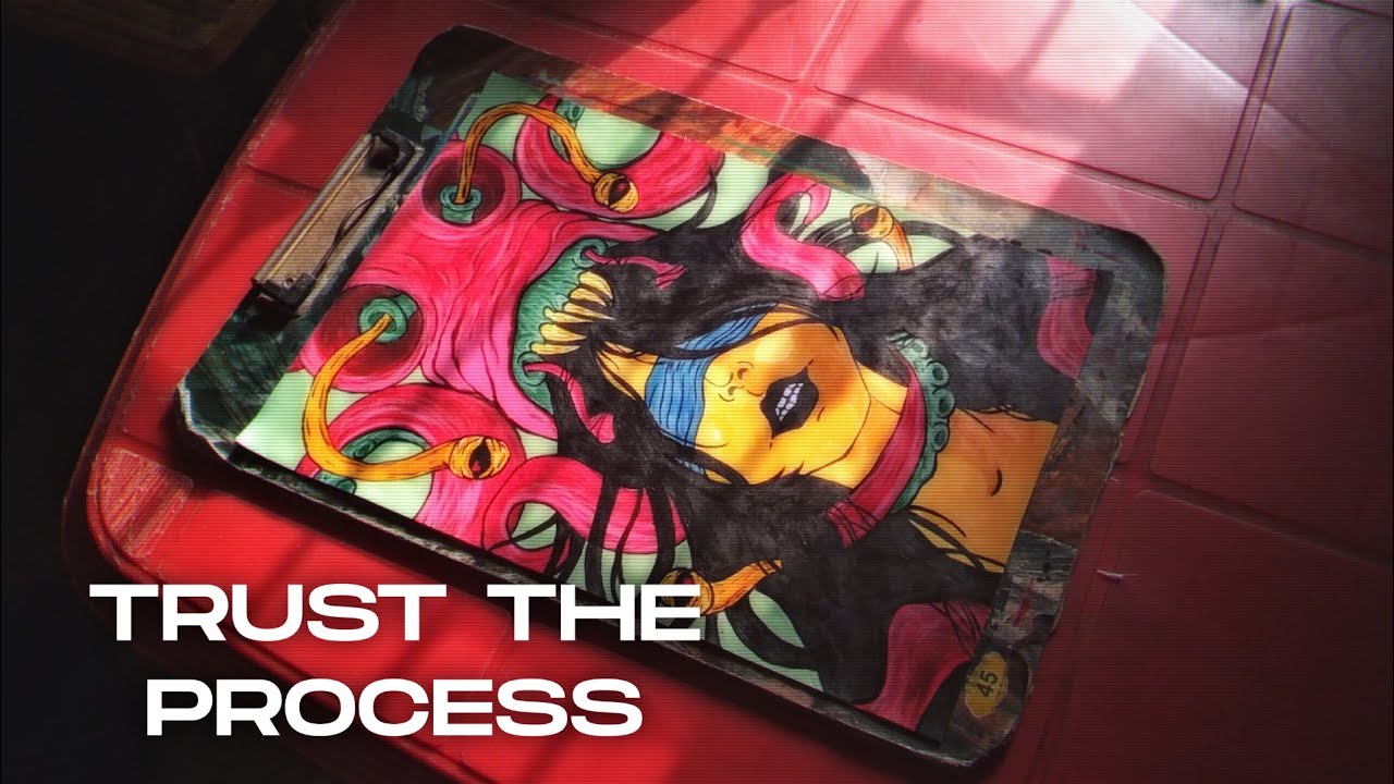 Trippy art work | Trippy painting - Thanish Arts