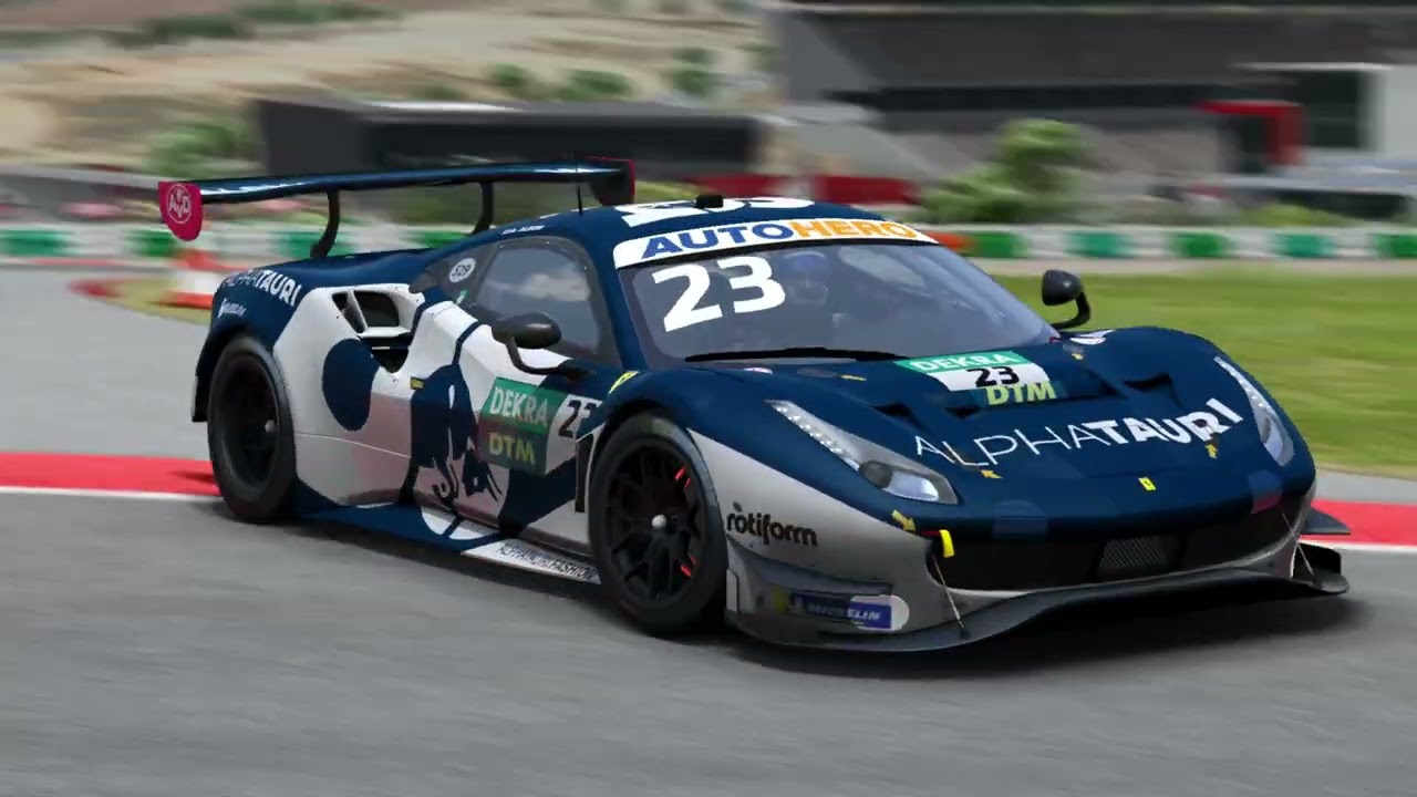 Ferrari 448 GT3 EVO on the Portimao Circuit