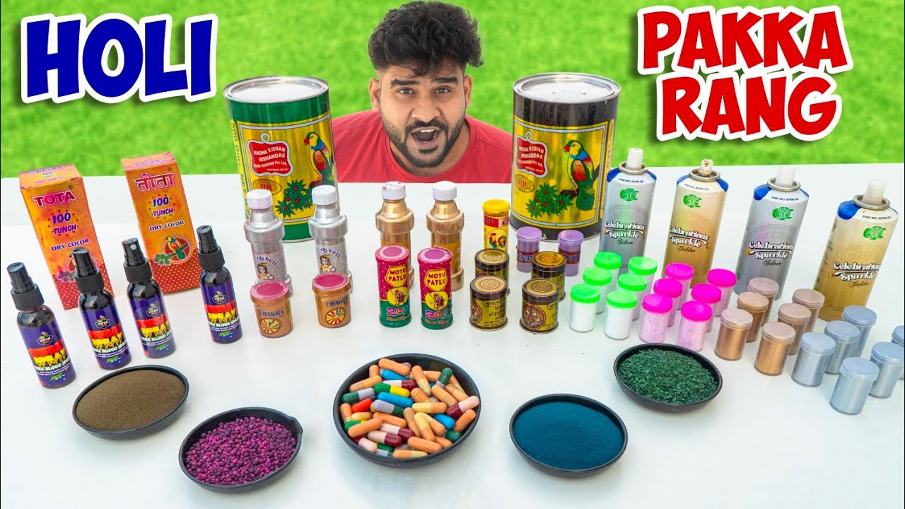 Testing Holi Permanent colours | 1 महीने तक नहीं छूटेगा ये रंग 😱