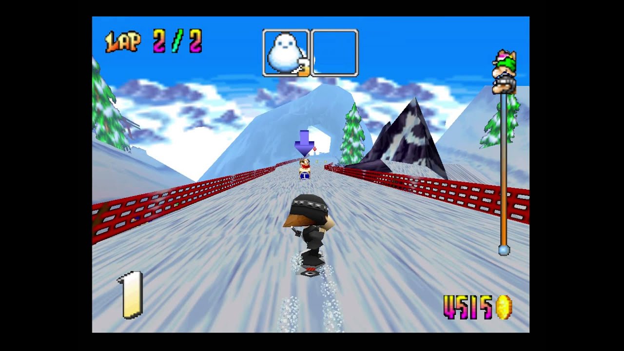 Snowboard Kids (Shinobin Run) - 2 - Big Snowman ~ *evil laught*