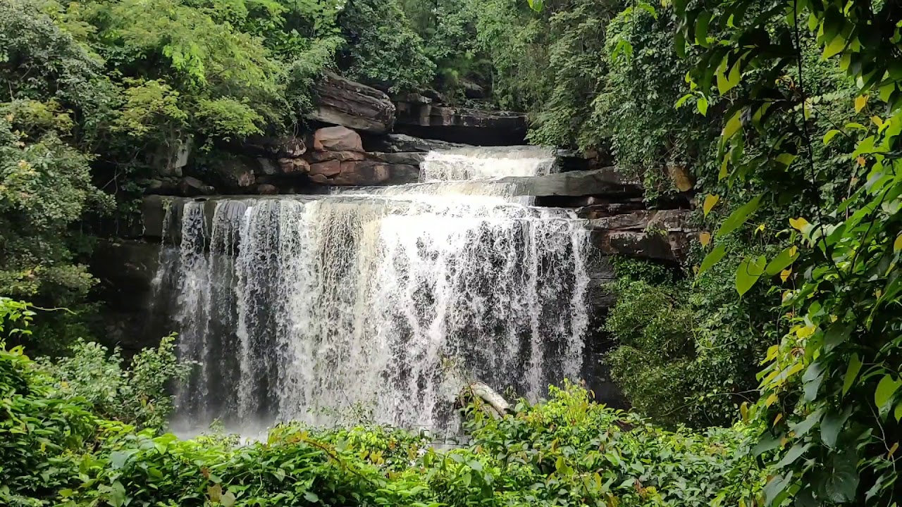 Slow motion 1+6 waterfall