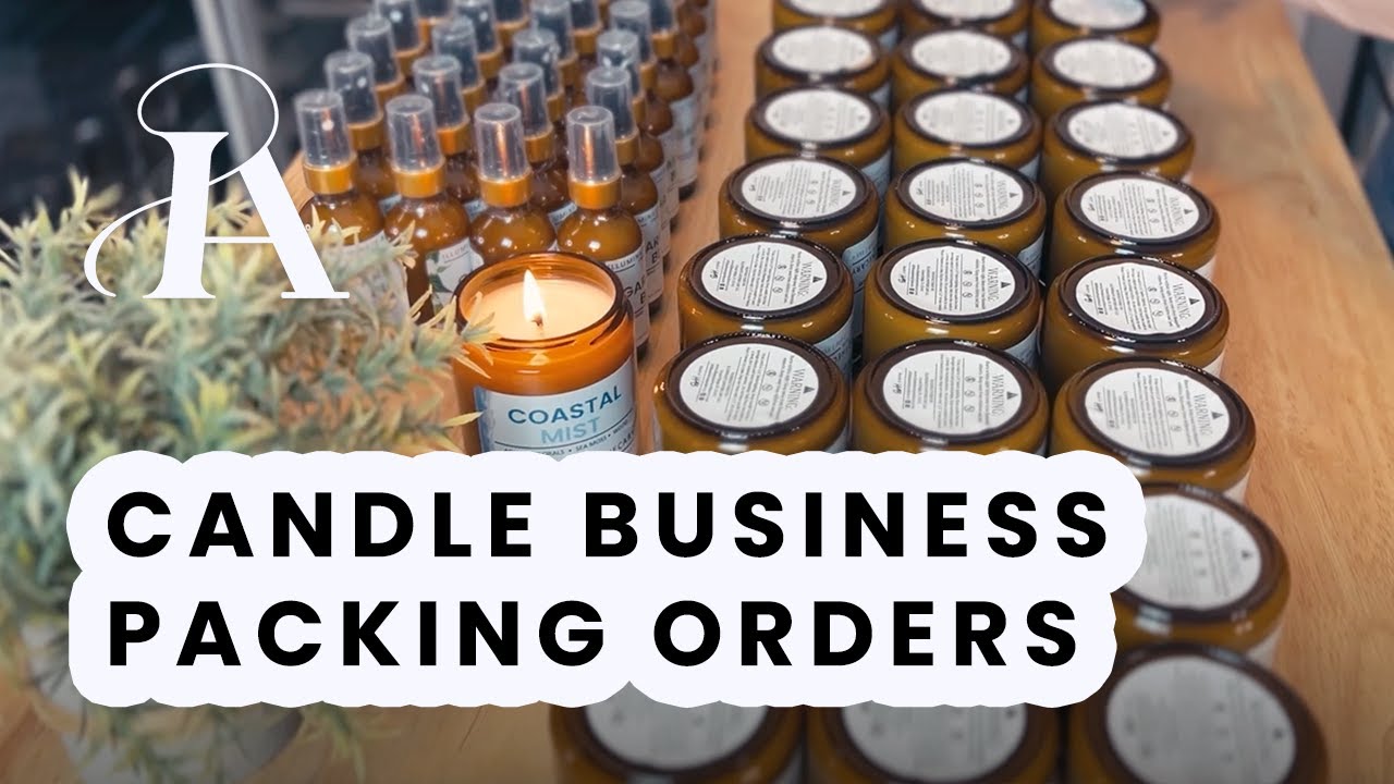 Pack Orders | How I Pack My Subscription Boxes | Candle Business
