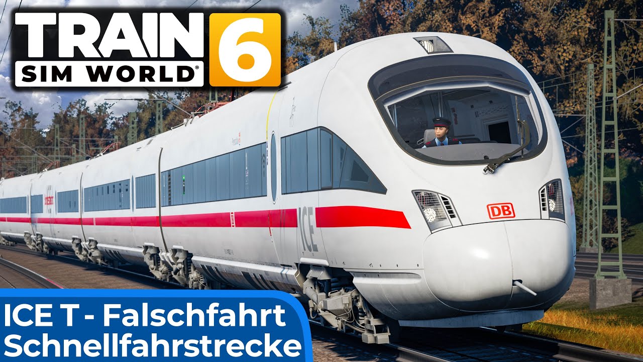 ICE T | Gegengleisfahrt auf der Neubaustrecke | TRAIN SIM WORLD 6 | Kassel - Fulda | TSW 6