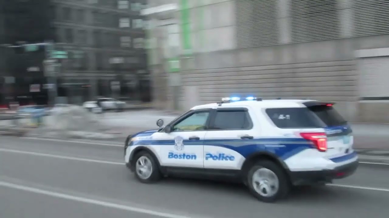 Boston Police Responding  Compilation
