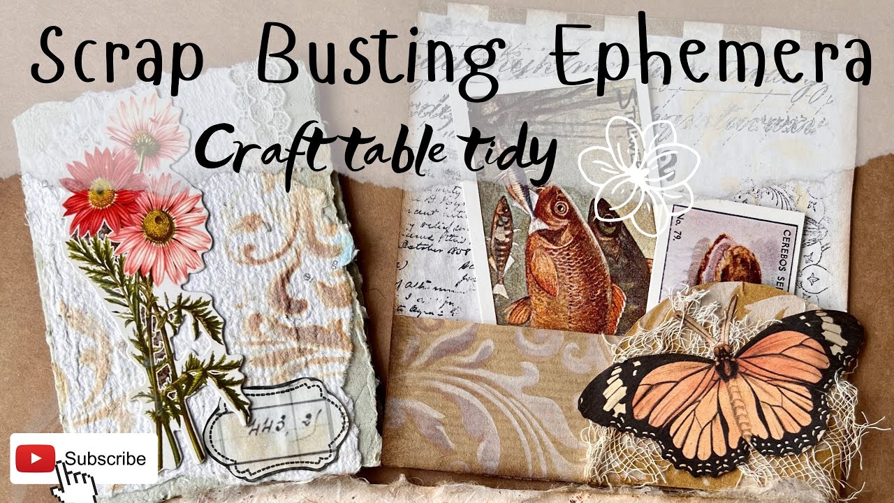 How to Junk Journal - Making Scrap-Busting Ephemera from Craft Room Tidy