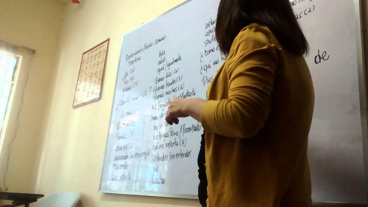 Lenguaje de señas guatemalteco, preguntas y fras 1