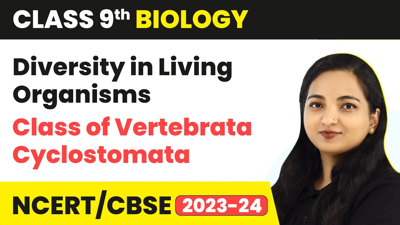 Class of Vertebrata Cyclostomata - Diversity in Living Organisms | Class 9 Biology | 2023-24