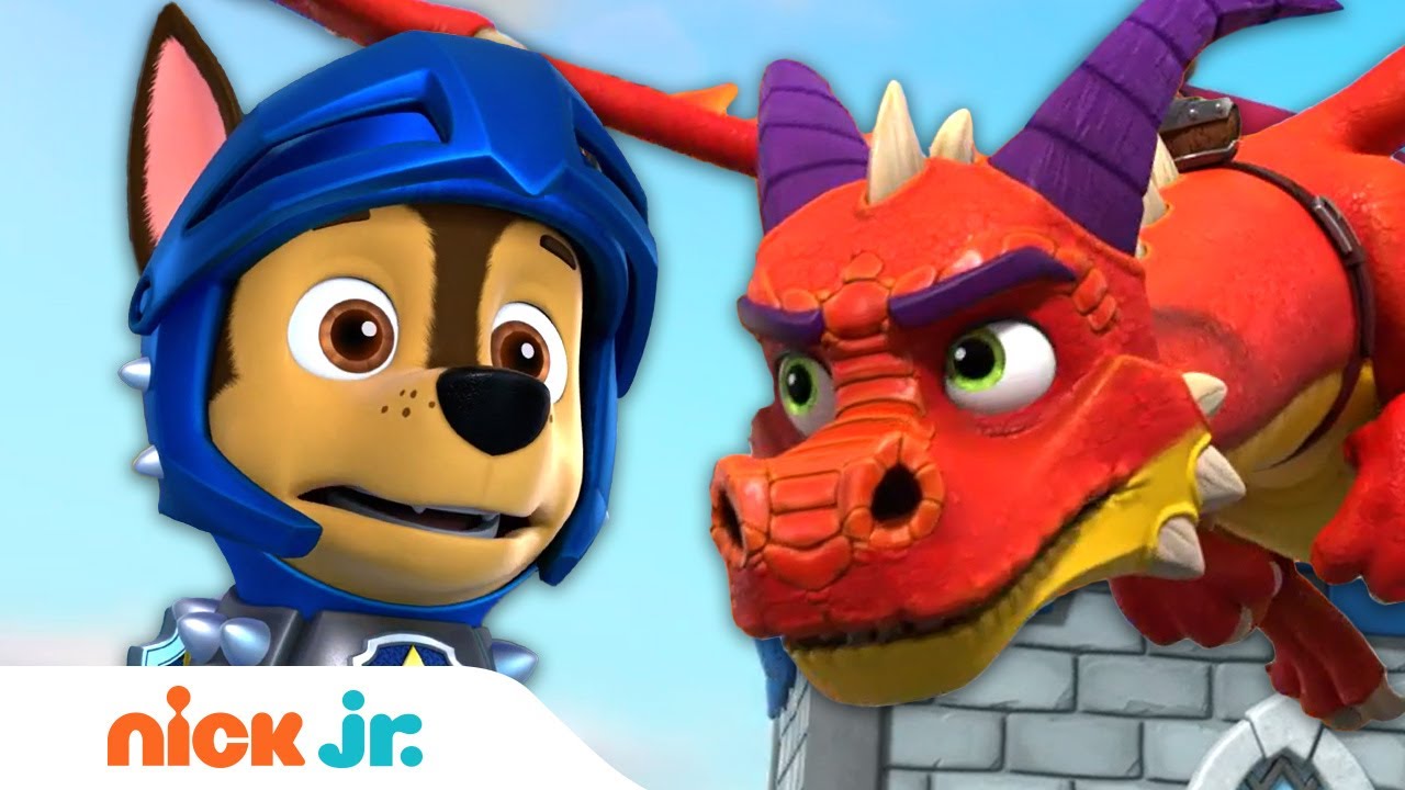 PAW Patrol Rescue Knights Stop Fire Breathing Dragon! 🔥 | Nick Jr.