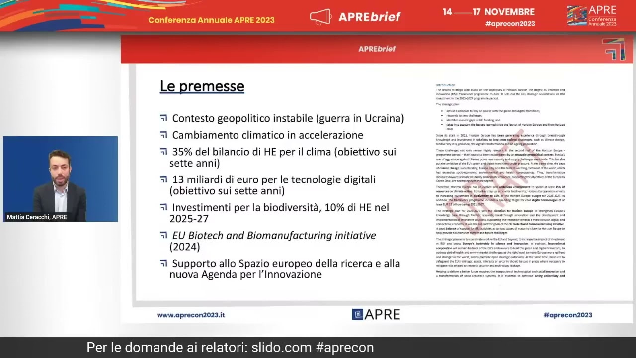 Verso il Piano strategico 2025-2027 di Horizon Europe