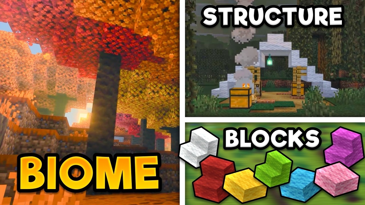 Minecraft's NEW Dapple Forest & Straw Update, Revealed.