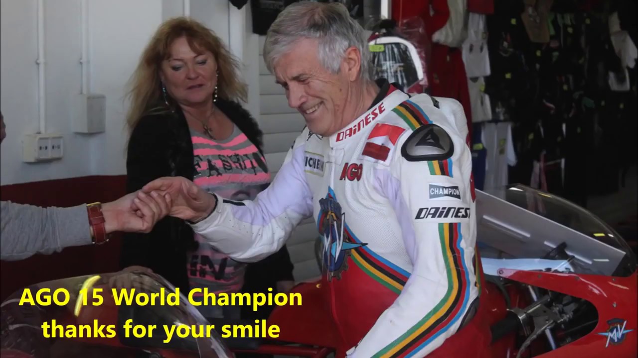 AGOSTINI on the MV500 three  Classics & Leyends Cheste 2015