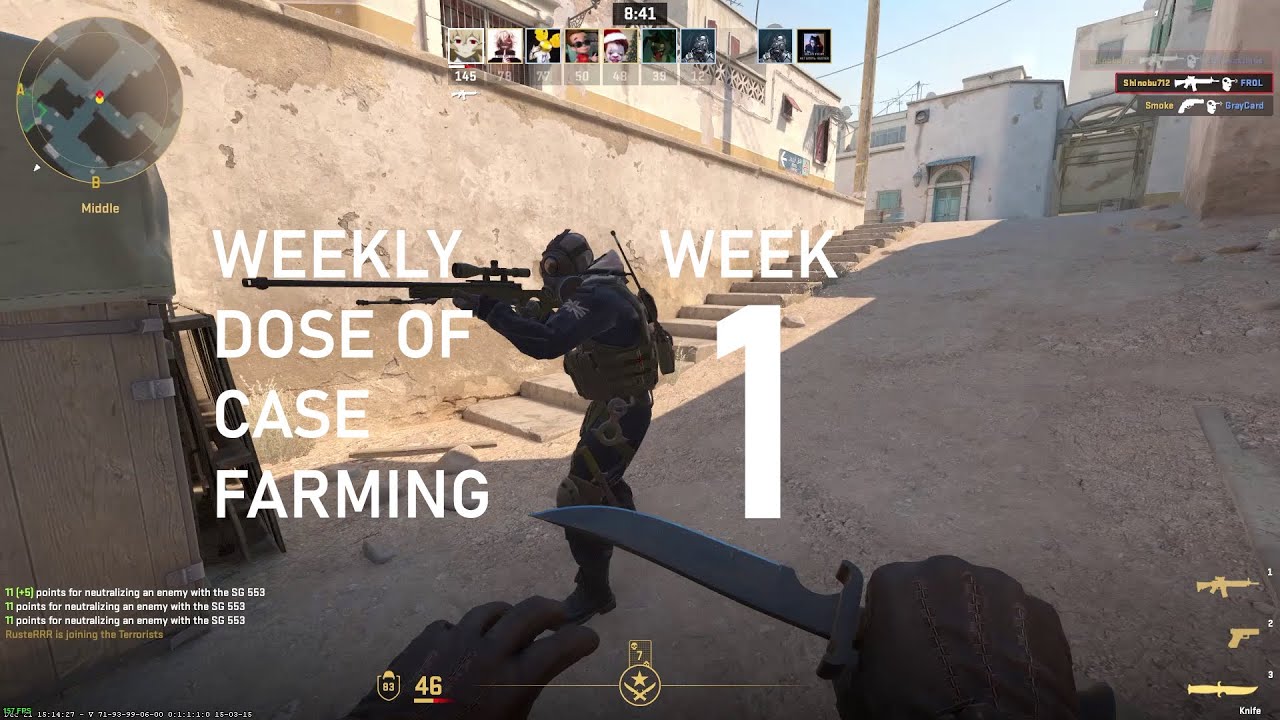 Weekly Dose Of Case Farming (Week 1)