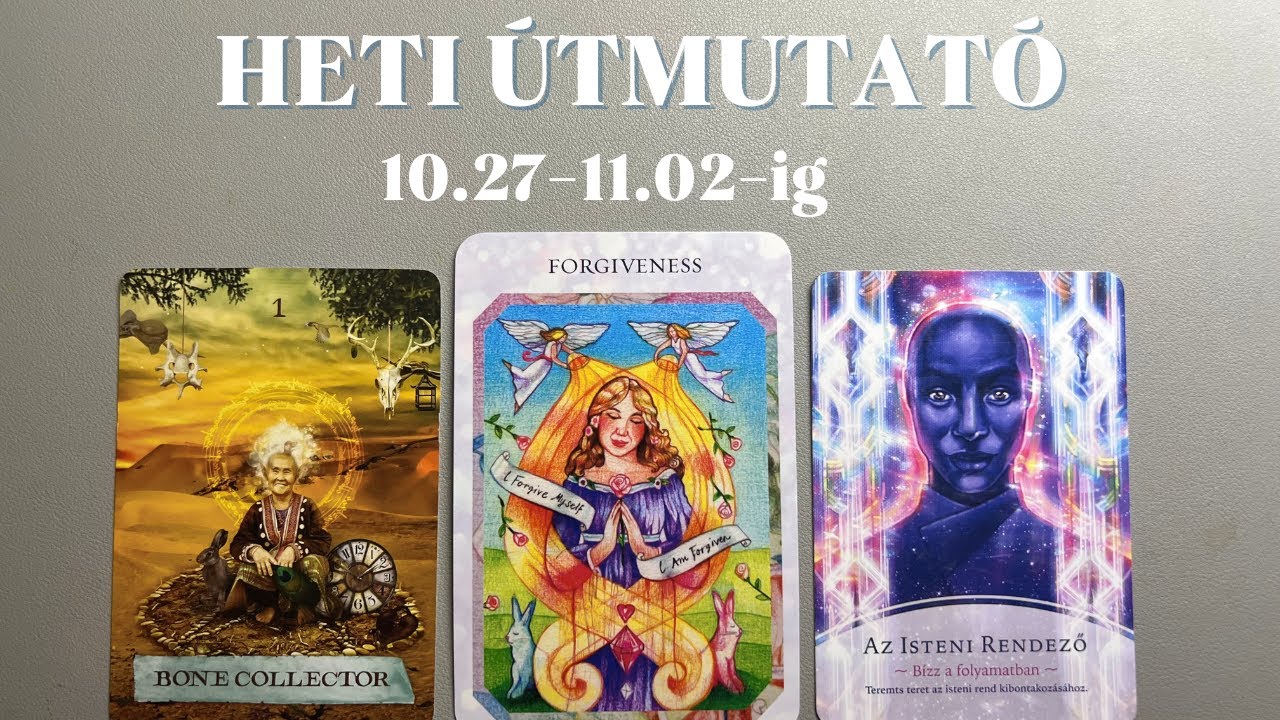 🔮Heti Előrejelző Útmutató 10.27-11.02-ig🔮Általános💫Karrier💎Párkapcsolat❤️Pakliválasztós