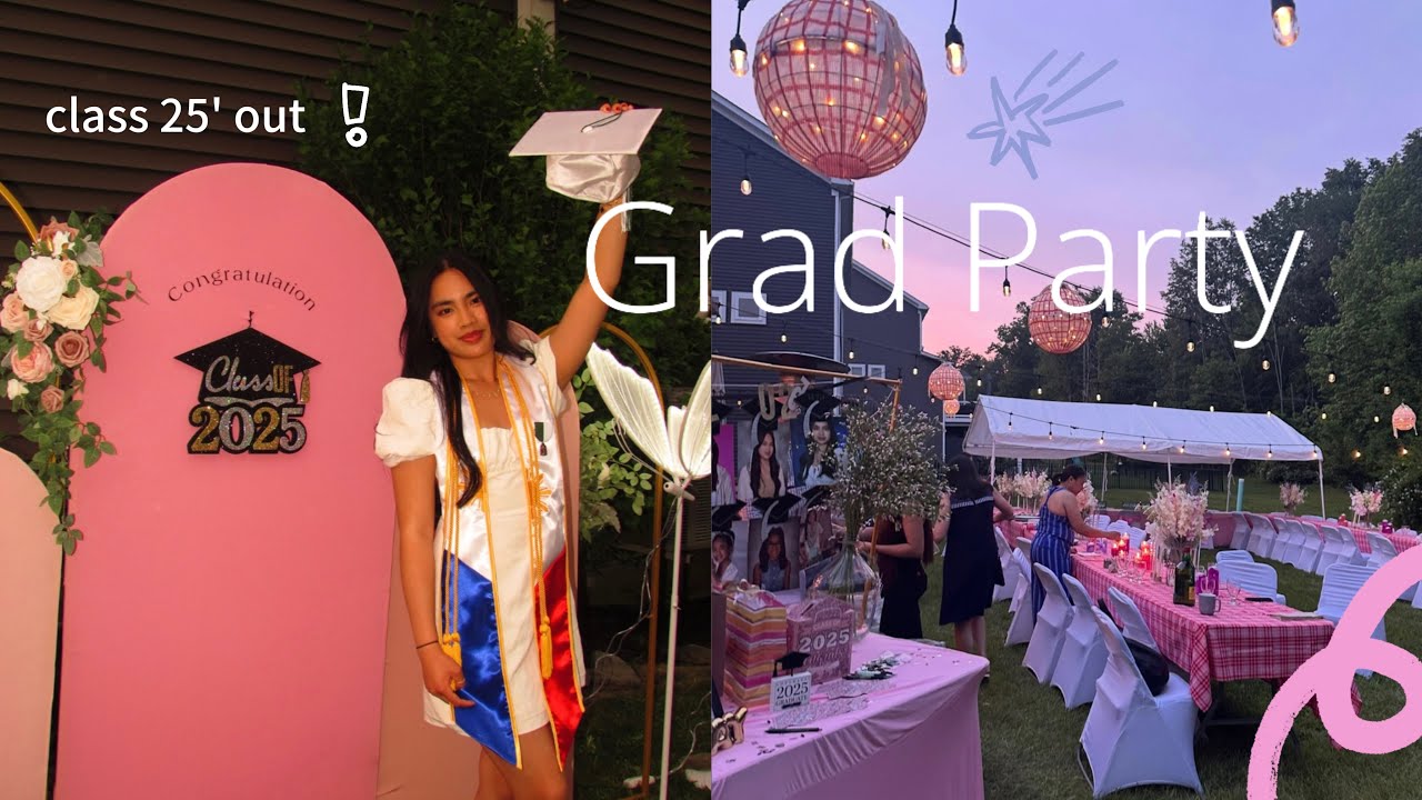 My Graduation Party & Summer Before College | Class of 2025 🎓