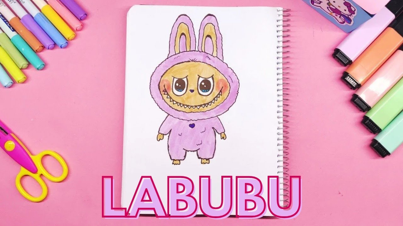 How To Draw Labubu - The Monster