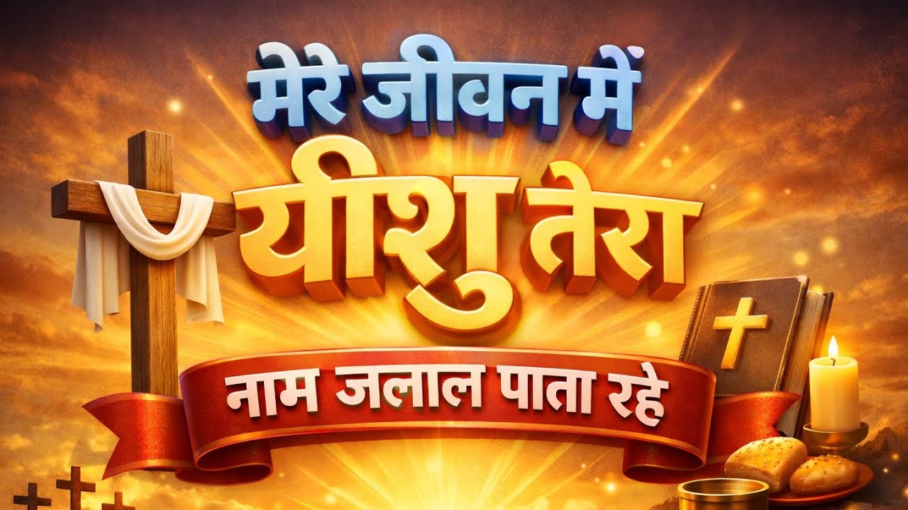 मेरे जीवन में यीशु तेरा नाम जलाल पाता रहे | Hindi Christian Worship Song | Yeshu Masih Mahima Geet
