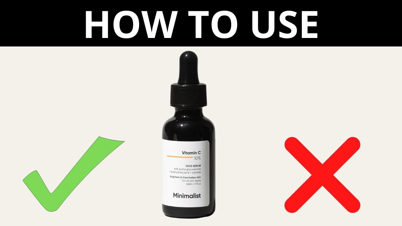 How To Use The Minimalist Vitamin C Serum