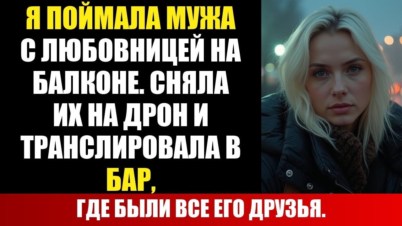 Я ПОЙМАЛА МУЖА С ЛЮБОВНИЦЕЙ НА БАЛКОНЕ — И ПОКАЗАЛА ВИДЕО НА ЭКРАНЕ В БАРЕ
