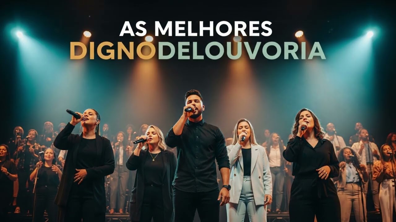 🎶✨As Melhores Do Louvor - LeoIaGospel ✨DignoDeLouvorIA