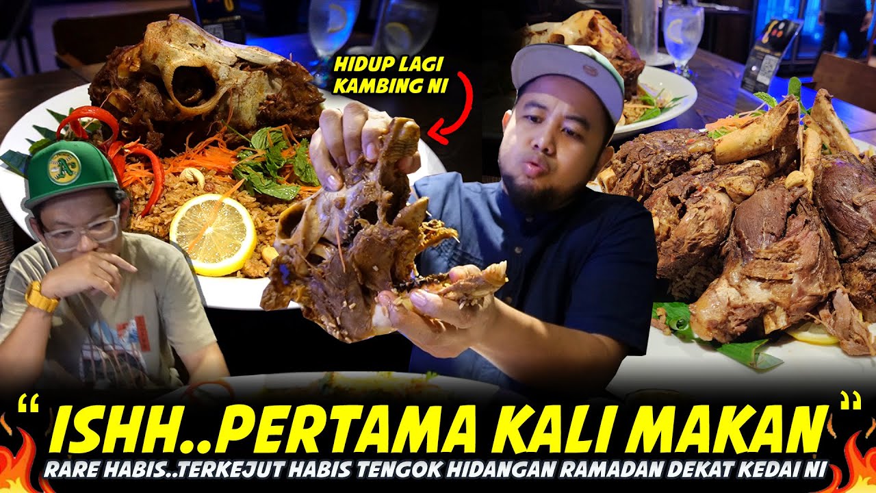 DIPAKSA MAKAN KEPALA KAMBING..Terkejut Habis Memang Luar Biasa Hidangan Ramadan di KEPALA STEAKHOUSE