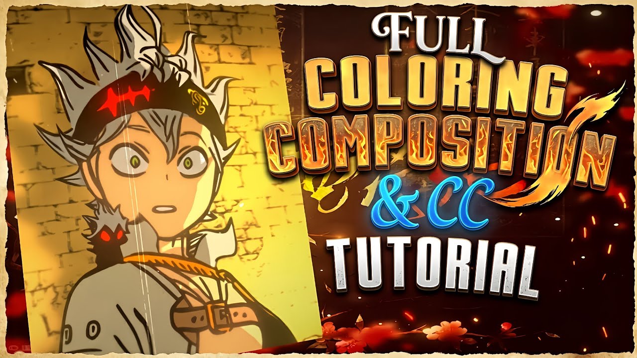 FULL COLORING, COMPOSITION & CC TUTORIAL (FROM BASICS) | ALIGHT MOTION