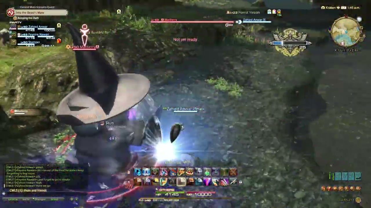 2025-07-03 FFXIV: Immortal Flames hunt unlock & hunting Tonberry