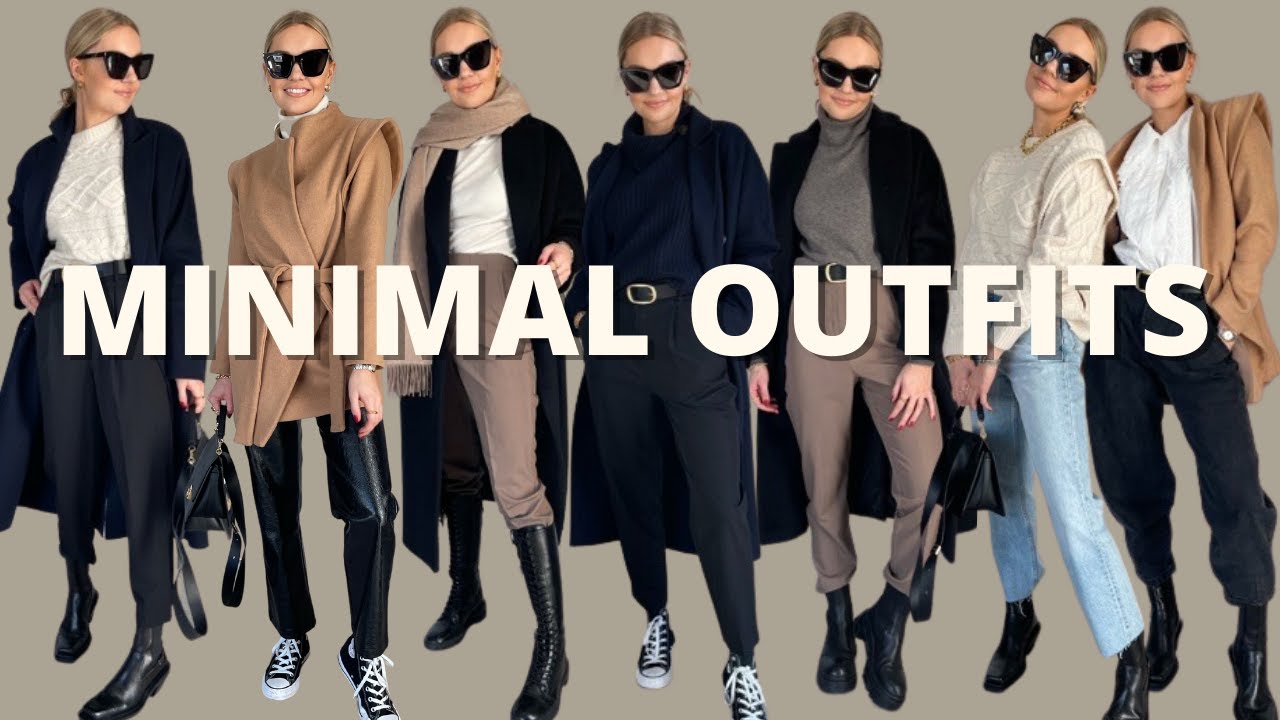 MINIMAL, NEUTRAL OUTFITS FOR WINTER | HOW I STYLE MY LOOKS