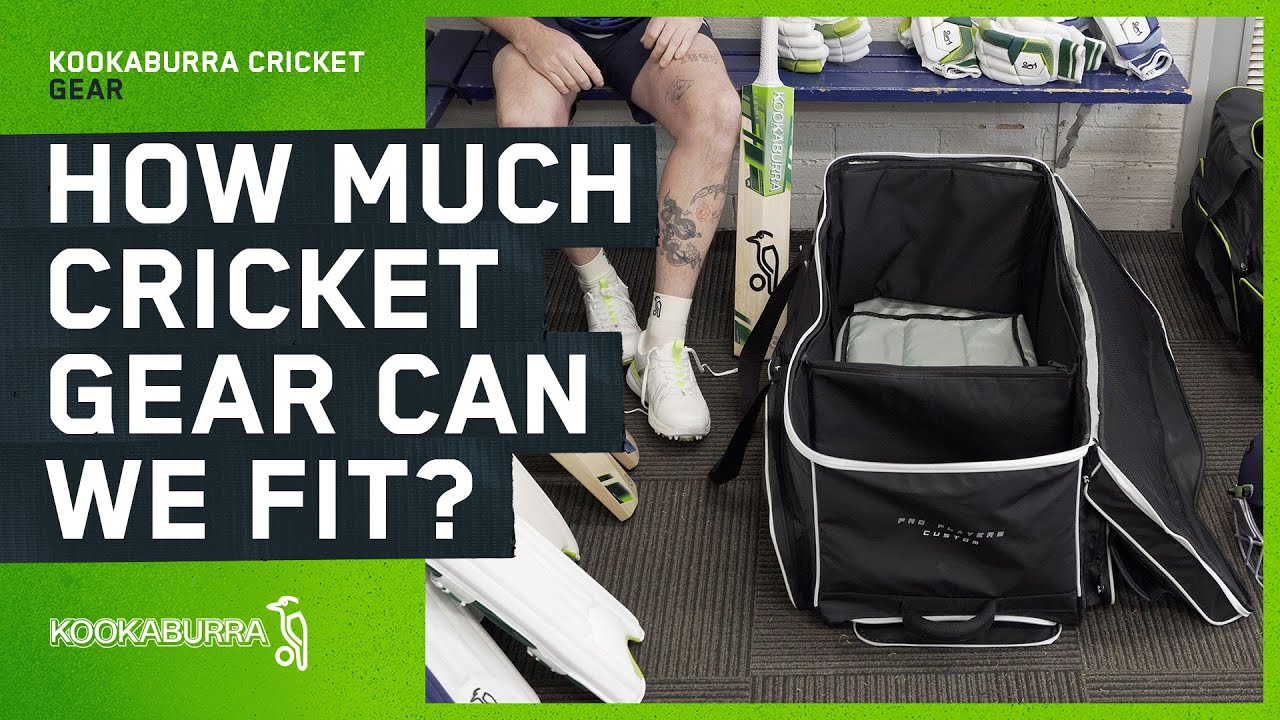 How much gear does our Pro Players Custom bag fit? | Kookaburra Cricket
