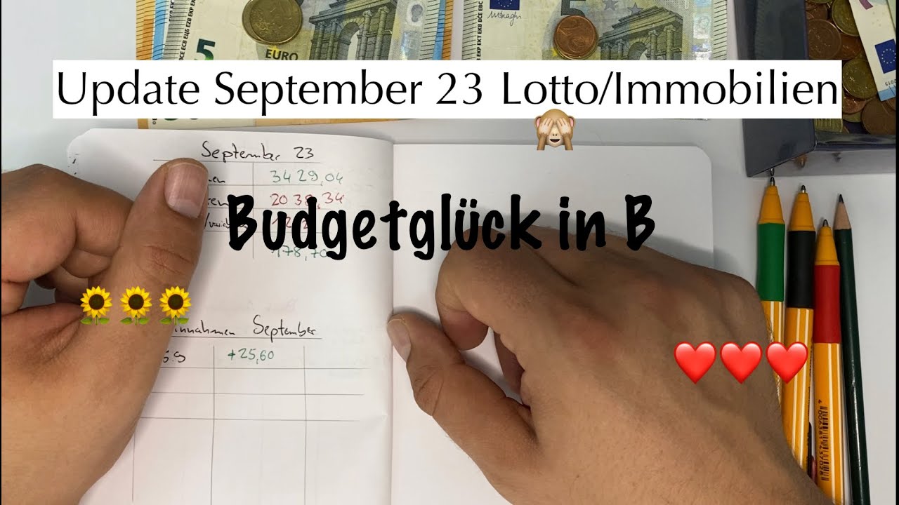 Update September 23/Lotto🙈/Immobilienkonto😊