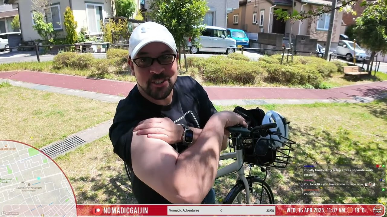 [16 April 2025] Biking around Kawaguchi