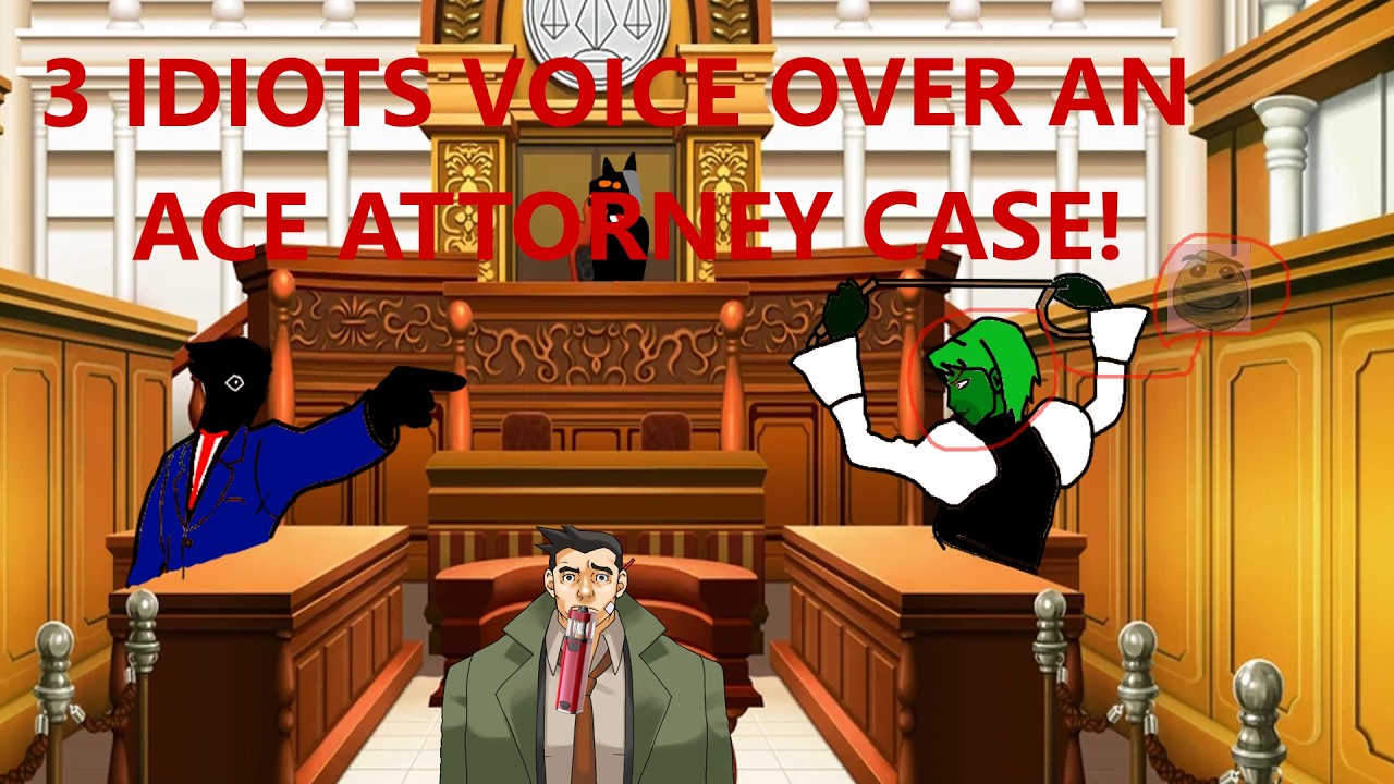 3 Idiots voice over an Ace Attorney case