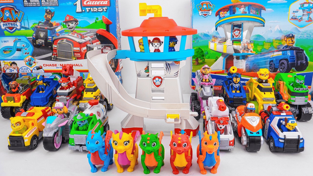 Paw Patrol MEGA Fleet Unboxing! 🐾🚓 Which Truck Is The Coolest? | Paw Patrol Unboxing ASMR #pawpatrol