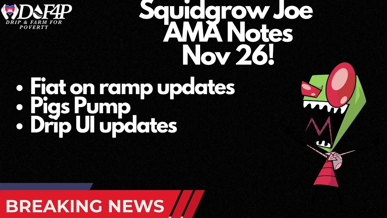 Drip Network Forex Shark AMA with Squidgrow Joe recap and highlights