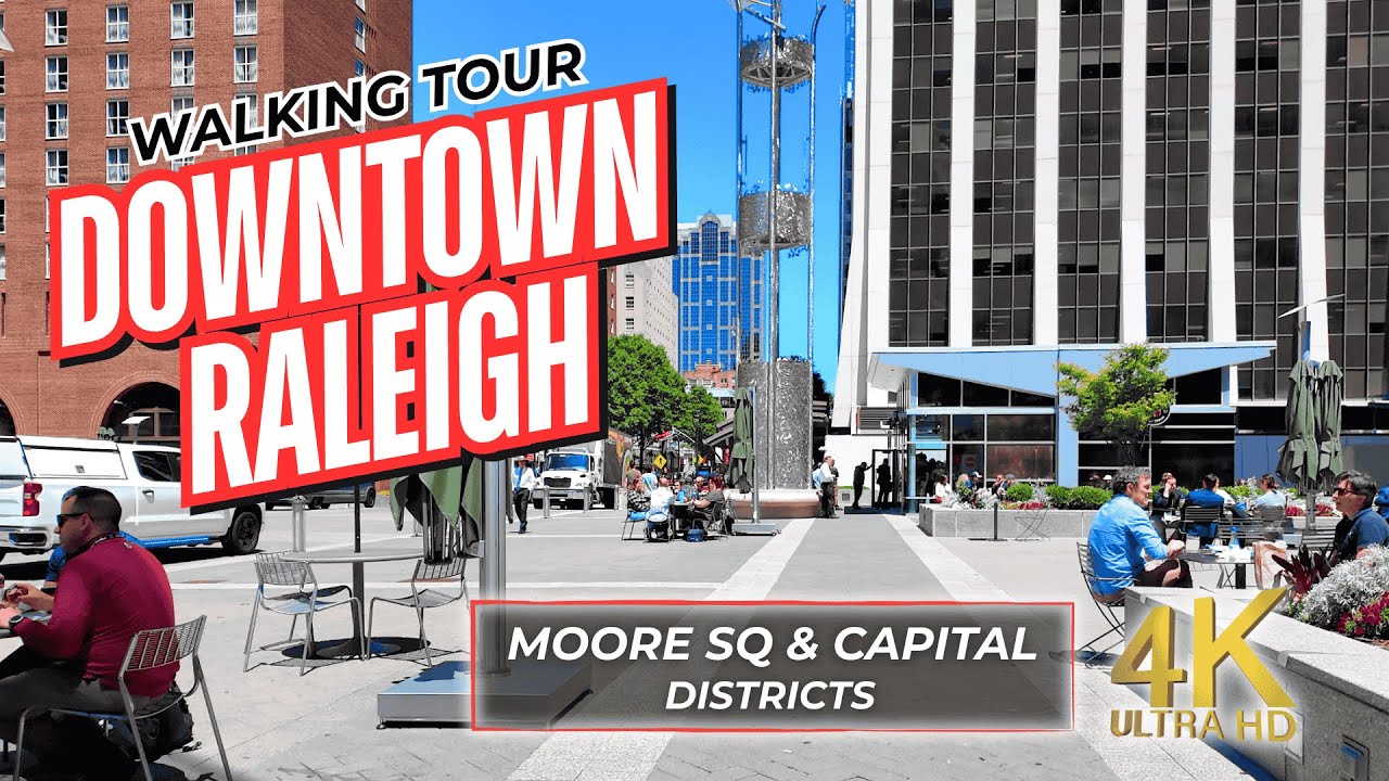 The ULTIMATE Downtown Raleigh NC Walking TOUR [4K]