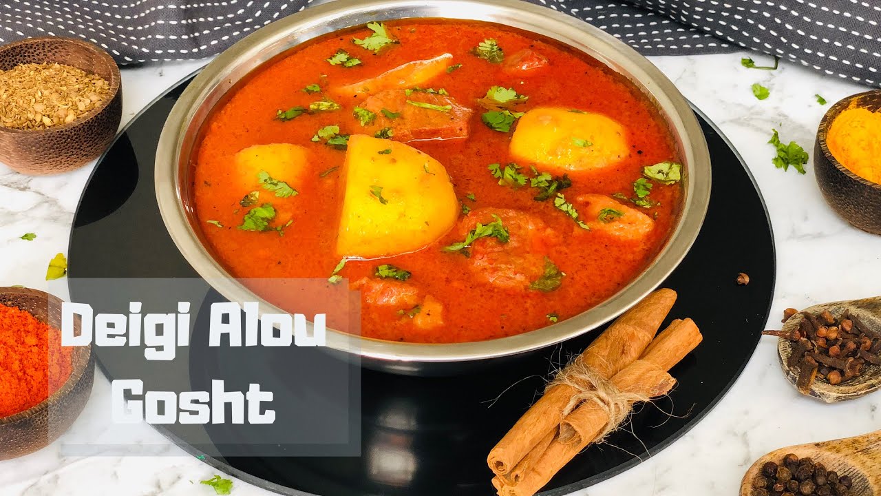 DEGI ALOO GOSHT RECIPE | SHADIYOUN WALA ALOO GOSHT | GOSHT RECIPE   #DegiAlooGosht #delhispecial