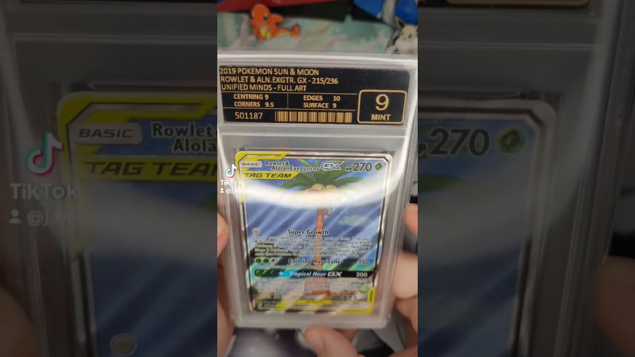Rowlet & Alolan Exeggutor GX Gradeadas por European Grading // TreceTCG // Suscr&iacute;bete